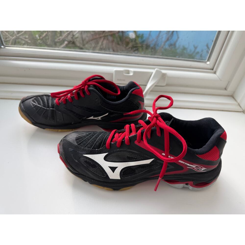 Mizuno Wave Lightning Z3 V1GC170060 Women’s US 8 Black Red Volleyball Shoes